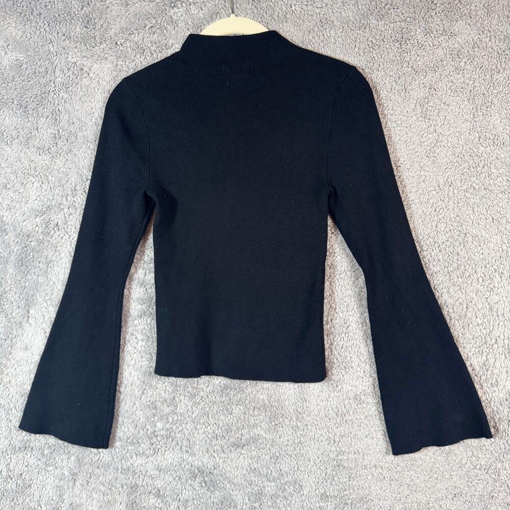 Maeve Midnight Black Cowl Neck Sweater - Picture 3 of 8